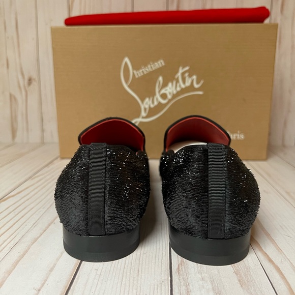 Christian Louboutin Dandy Chick Loafer Black Sz 40 / 7 - Picture 8 of 10
